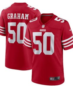 Jalen Graham San Francisco 49ers Nike Team Game Jersey - Scarlet