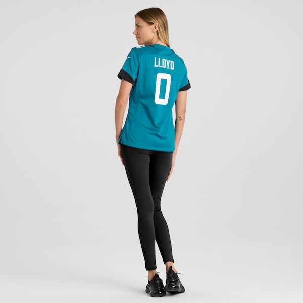 Devin Lloyd Jacksonville Jaguars Nike Women's Team Game Jersey - Teal - Image 5
