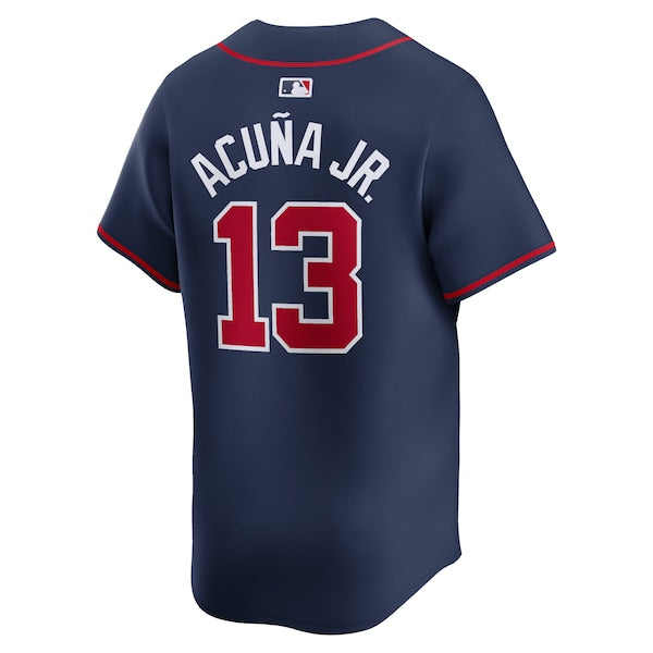 Ronald Acu?a Jr. Atlanta Braves Nike Alternate Limited Player Jersey?ยจC Navy - Image 3
