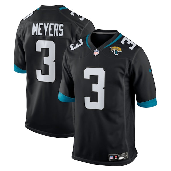 Jakobi Meyers Jacksonville Jaguars Nike Alternate Game Jersey - Black/Teal
