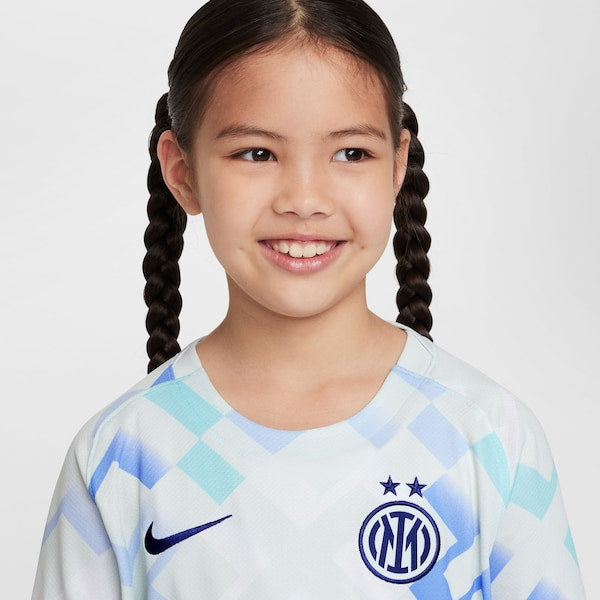 Inter Milan Nike Youth 2025/26 Away Replica Jersey - Aqua/Blue - Image 10