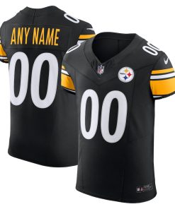 Pittsburgh Steelers Nike Vapor F.U.S.E. Elite Custom Jersey - Black