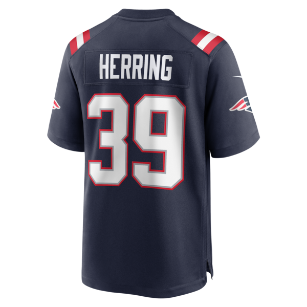 Tyron Herring New England Patriots Nike Team Game Jersey - Navy - Image 3