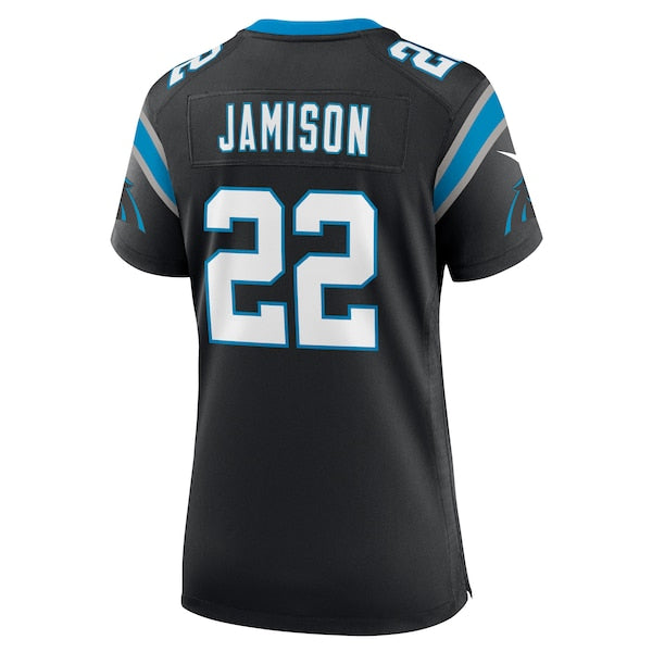 D'Shawn Jamison Carolina Panthers Nike Women's Team Game Jersey - Black - Image 3