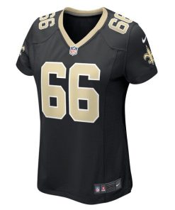 Alternative view of Lewis Kidd New Orleans Saints Nike Women's Game Player Jersey - Black