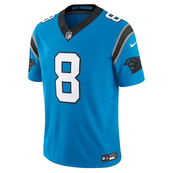 Jaycee Horn Carolina Panthers Nike Vapor F.U.S.E. Limited Jersey - Blue/Black - Image 3