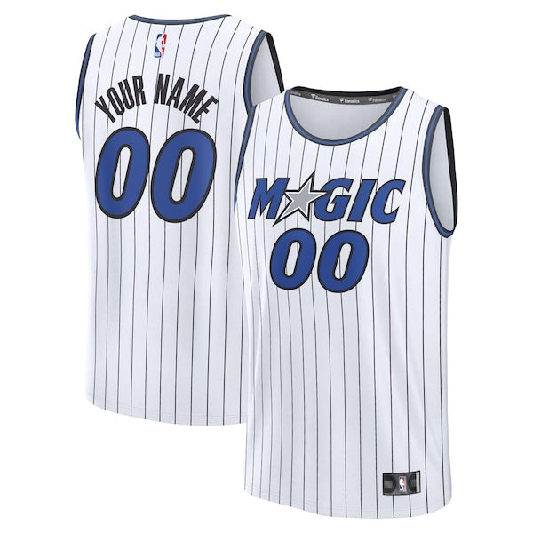 Orlando Magic Fast Break Replica Custom Jersey - Association Edition - White/Blue - Image 2