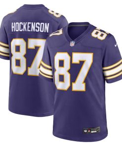 T.J. Hockenson Minnesota Vikings Nike Classic Player Game Jersey - Purple