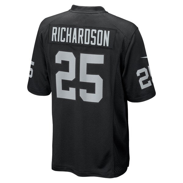 Decamerion Richardson Las Vegas Raiders Nike Team Game Jersey - Black - Image 3