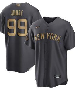 Aaron Judge New York Yankees Nike 2022 MLB All-Star Game Replica Player Jersey - Charcoal