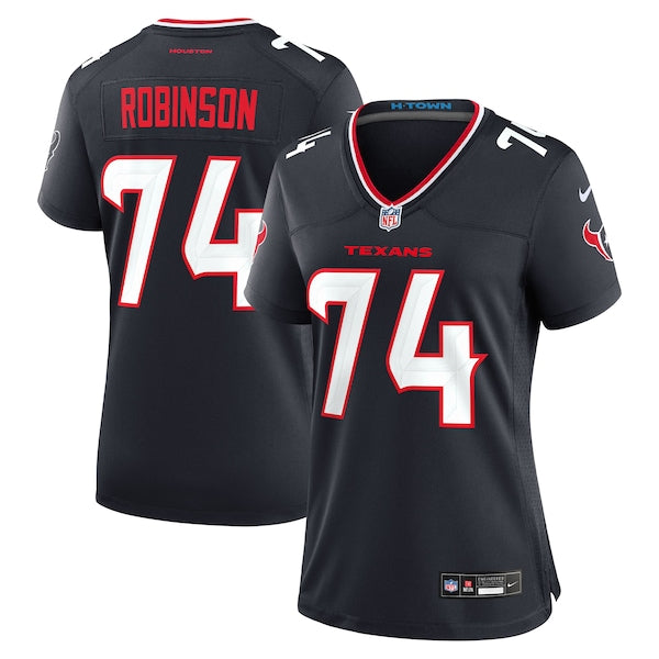 Cam Robinson Houston Texans Nike Women's Team Game Jersey - Navy