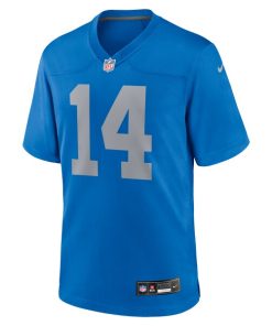 Alternative view of Amon-Ra St. Brown Detroit Lions Nike Alternate Game Jersey -  Blue