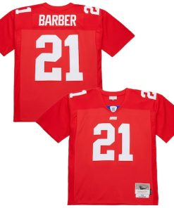 Tiki Barber New York Giants  2004 Legacy Replica Jersey - Red