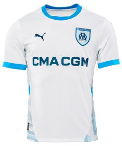 Alternative view of Olympique Marseille Puma 2024/25 Home Replica Jersey - White