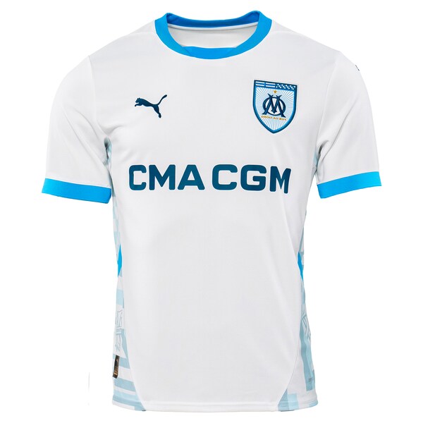 Olympique Marseille Puma 2024/25 Home Replica Jersey - White - Image 2
