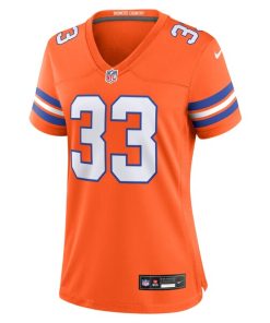 Alternative view of Javonte Williams Denver Broncos Nike Women's Mile High Collection 1977 Throwback Player Game Jersey - Orange