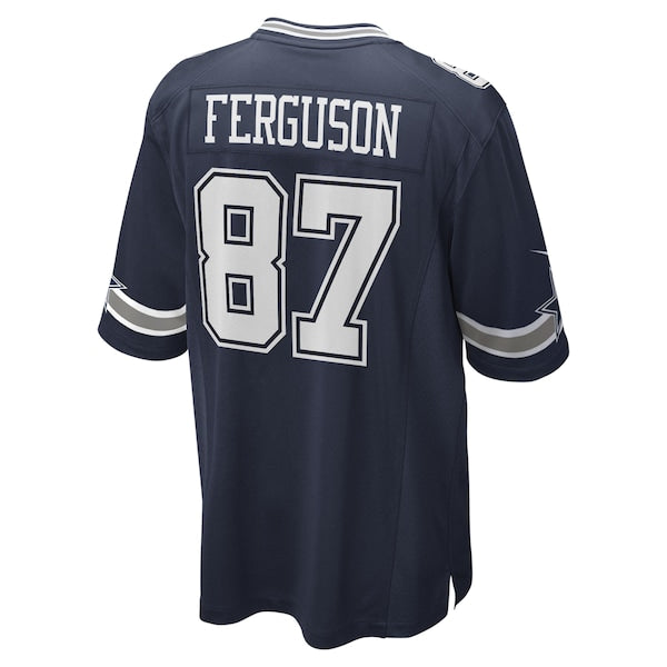 Jake Ferguson Dallas Cowboys Nike Game Jersey - Navy/White - Image 5