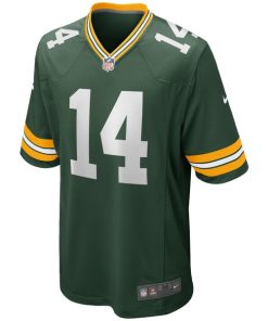 Alternative view of Don Hutson Green Bay Packers Nike Game Retired Player Jersey - Green
