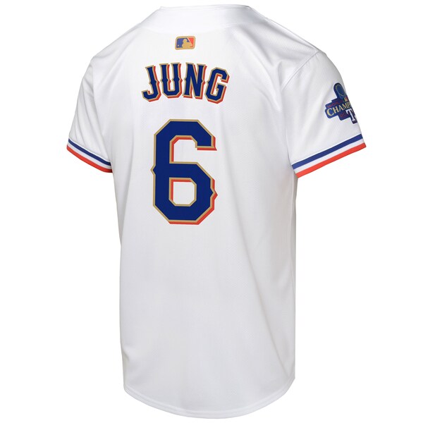 Josh Jung Texas Rangers Nike Youth 2024 Gold Collection Limited Player Jersey?ยจC White - Image 3