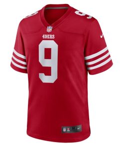 Alternative view of Brayden Willis San Francisco 49ers Nike Team Game Jersey - Scarlet