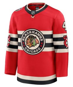 Alternative view of Seth Jones Chicago Blackhawks  2025 NHL Winter Classic Premium Player Jersey - Red