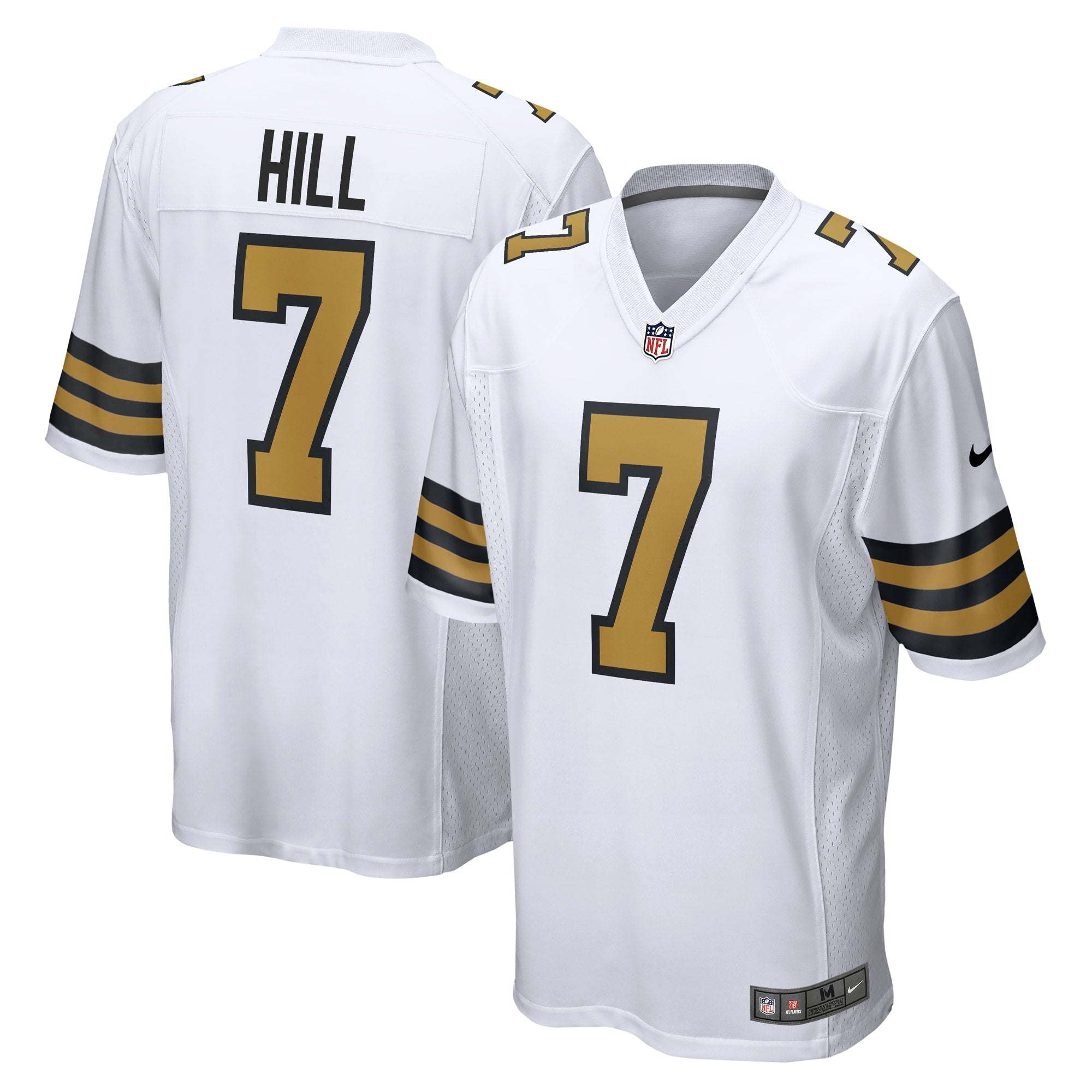 Taysom Hill New Orleans Saints Nike Game Jersey - Black/White - Image 4