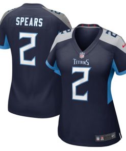 Alternative view of Tyjae Spears Tennessee Titans Nike Women's  Game Jersey -  Navy