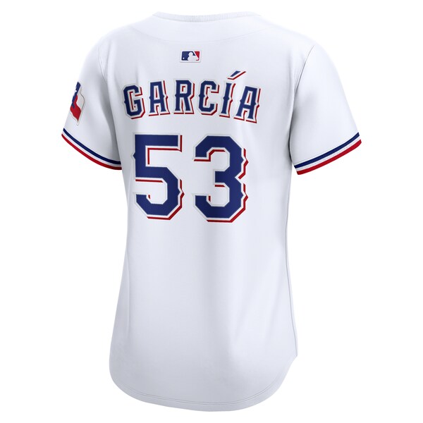 Adolis Garcia Texas Rangers Nike Women's Home Limited Jersey - White - Image 3