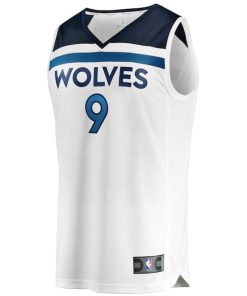 Alternative view of Nickeil Alexander-Walker Minnesota Timberwolves  Youth Fast Break Replica Player Jersey - Association Edition - White