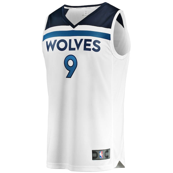 Nickeil Alexander-Walker Minnesota Timberwolves Youth Fast Break Replica Player Jersey - Association Edition - White - Image 2