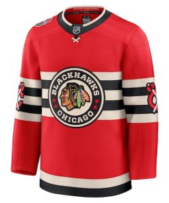 Alternative view of Chicago Blackhawks  2025 NHL Winter Classic Premium Jersey - Red