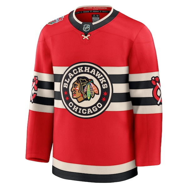 Chicago Blackhawks 2025 NHL Winter Classic Premium Jersey - Red - Image 2