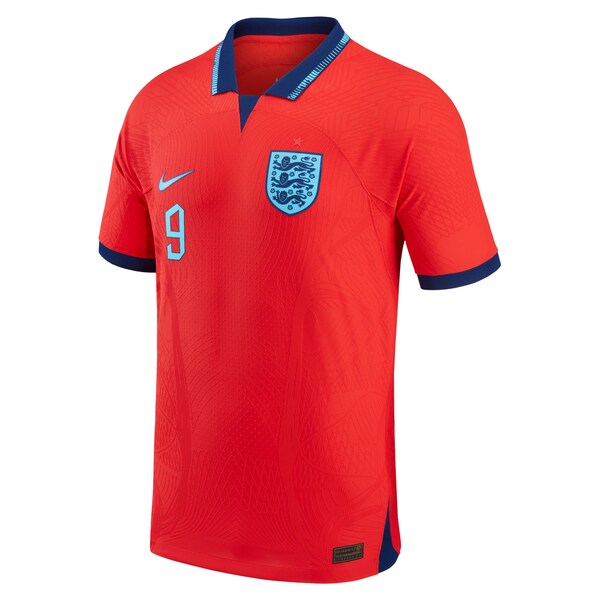 Harry Kane England National Team Nike 2022/23 Away Vapor Match Authentic Player Jersey - Red - Image 3