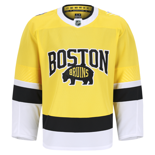 Boston Bruins 2026 NHL Stadium Series Authentic Pro Jersey - Gold - Image 2