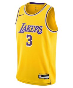 Alternative view of Anthony Davis Los Angeles Lakers Nike Youth Swingman Jersey - Icon Edition - Gold