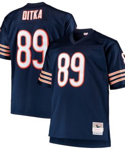 Mike Ditka Chicago Bears Big & Tall 1966 Retired Player Replica Jersey - Navy