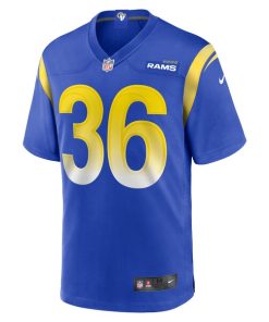 Alternative view of Charles Woods Los Angeles Rams Nike Game Jersey -  Royal