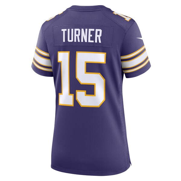 Dallas Turner Minnesota Vikings Nike Women's Alternate Game Jersey - Purple - Image 3