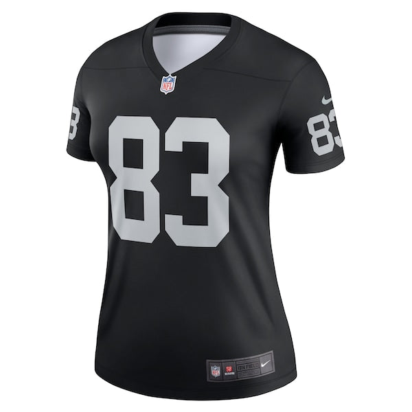Darren Waller Las Vegas Raiders Nike Women's Legend Jersey - Black/White - Image 3