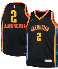 Shai Gilgeous-Alexander Oklahoma City Thunder Nike Unisex Swingman Jersey - City Edition - Black