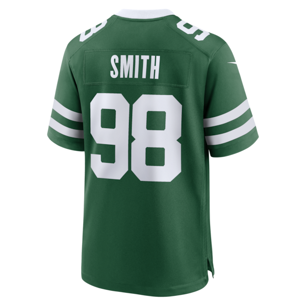 Mazi Smith New York Jets Nike Team Game Jersey - Legacy Green - Image 3