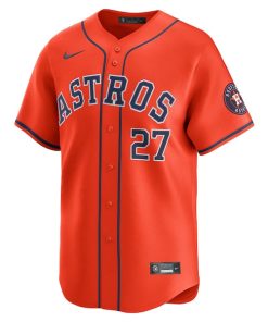 Alternative view of Jose Altuve Houston Astros Nike Alternate Limited Player Jersey - Orange