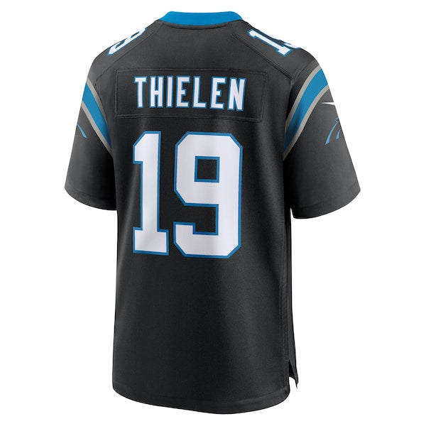 Adam Thielen Carolina Panthers Nike Team Game Jersey - Black/Blue - Image 2