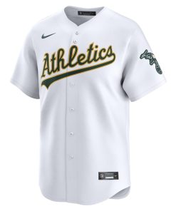 Alternative view of Oakland Athletics Nike Home Limited Jersey - White