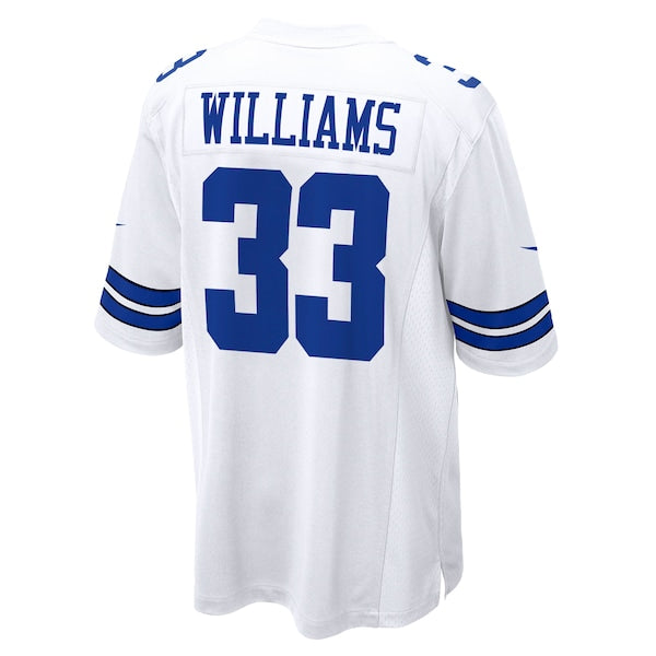 Javonte Williams Dallas Cowboys Nike Game Jersey - White - Image 3
