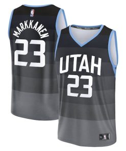 Lauri Markkanen Utah Jazz  2025/26 City Edition Fast Break Jersey - Black