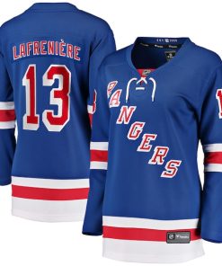 Alexis Lafreni¨¨re New York Rangers  Women's Breakaway Player Jersey - Blue
