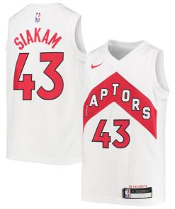 Pascal Siakam Toronto Raptors Nike Youth Swingman Jersey - Association Edition - White/Red
