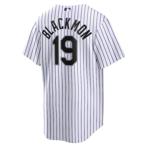 Charlie Blackmon Colorado Rockies Nike Home Replica Player Name Jersey - White - Image 3