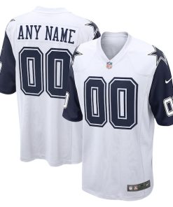 Dallas Cowboys Nike Alternate Custom Game Jersey - White